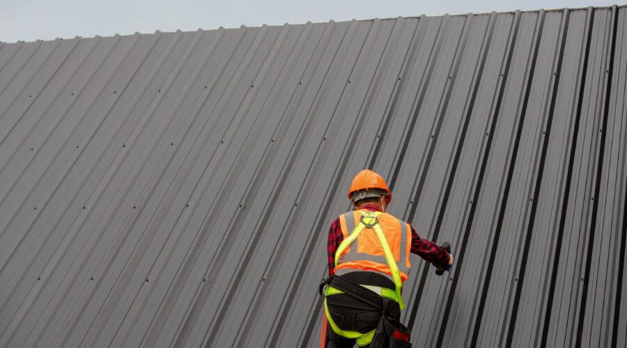 Professional metal roof installation services in Sherman, NY